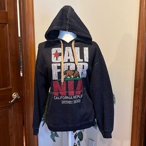 California Hoodie - Denim Look